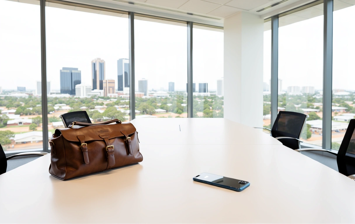 South African financial district atmosphere