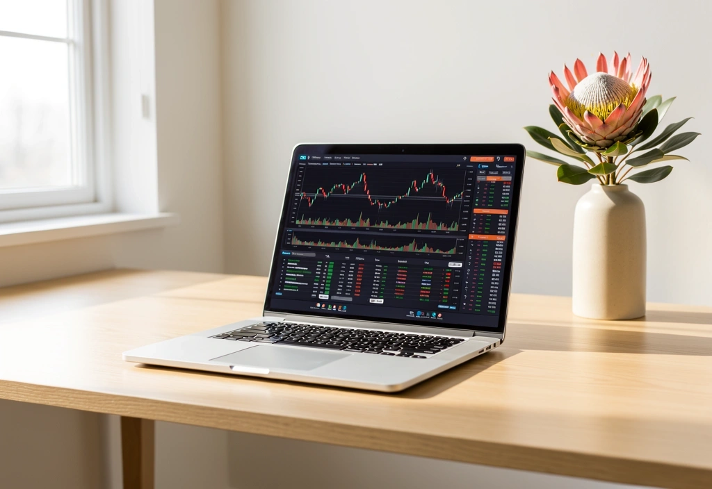 Professional trading workspace